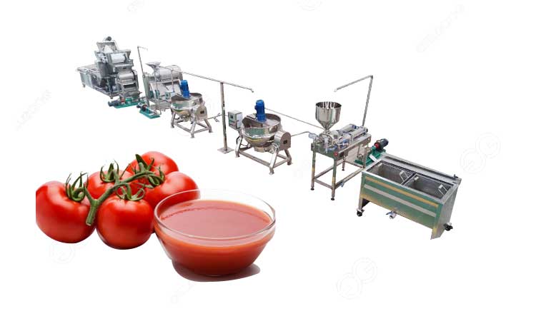 tomato sauce production line